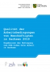 Qualität der Arbeitsbedingungen von Beschäftigten in Sachsen 2019. Ergebnisse der Befragung zum DGB-Index Gute Arbeit in Sachsen