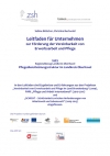 Leitfaden für Unternehmen zur Förderung der Vereinbarkeit von Erwerbsarbeit und Pflege. Teil 5 - Regionalbezug Landkreis Oberhavel. Pflegedienstleistungsstruktur im Landkreis Oberhavel